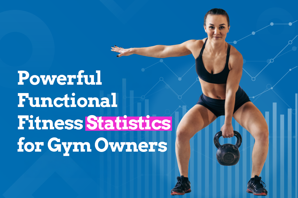 CrossFit statistics, woman with kettlebell