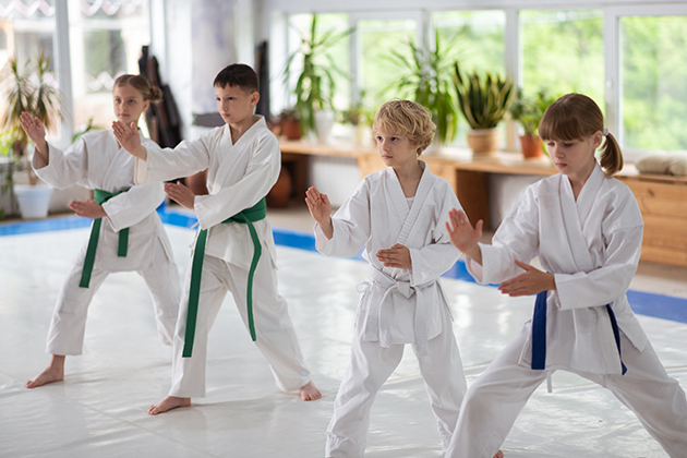 martial arts studio, kids class