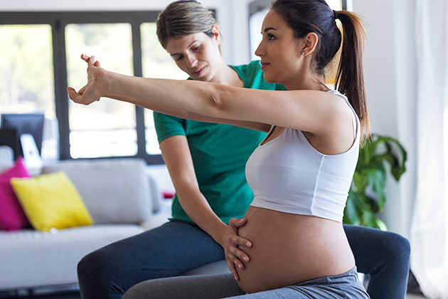 yoga modifications, prenatal yoga